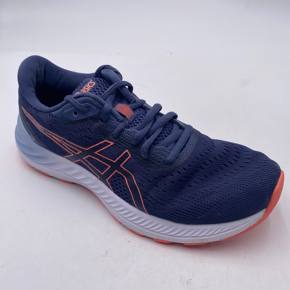 ASICS Gel-Excite 8 Running Shoes Womens 8 Blue Coral Mesh Athletic Sneakers Low